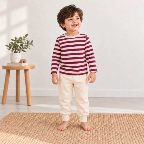 Baby Shirt and Trouser Set (Awning stripes)